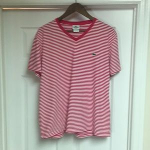 Lacoste vneck tee